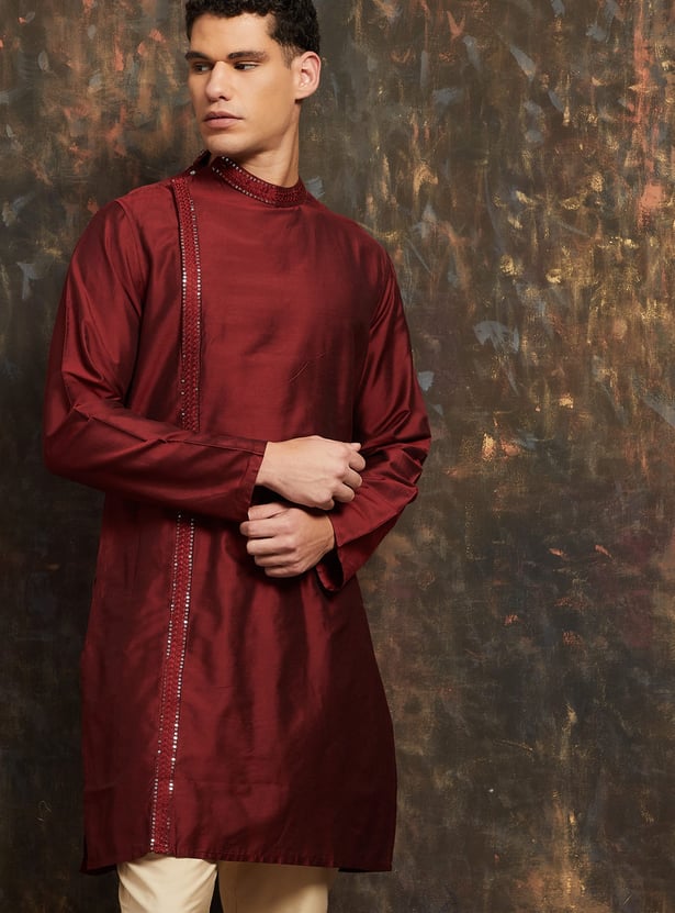 MELANGE Embellished Long Kurta