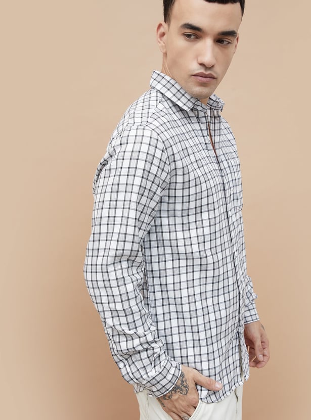 FAME FOREVER Checked Smart Fit Shirt