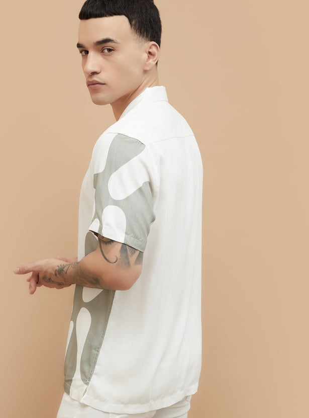 FAME FOREVER Printed Smart Fit Shirt