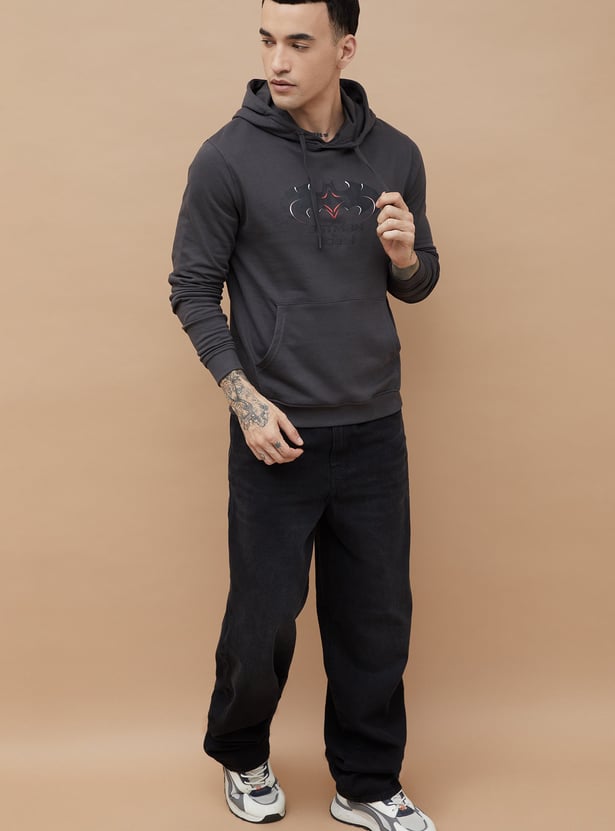 FAME FOREVER Batman Print Hooded Sweatshirt