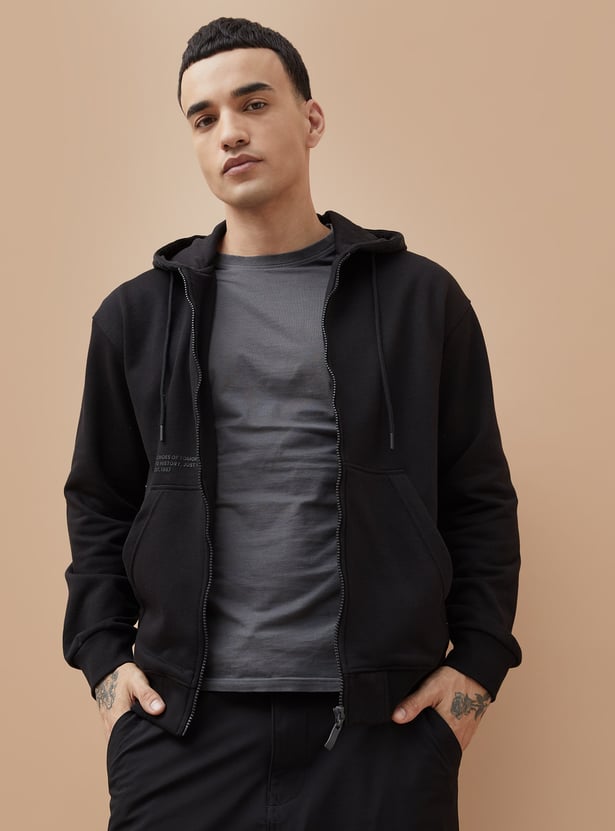 BOSSINI Solid Zip Through Hoodie