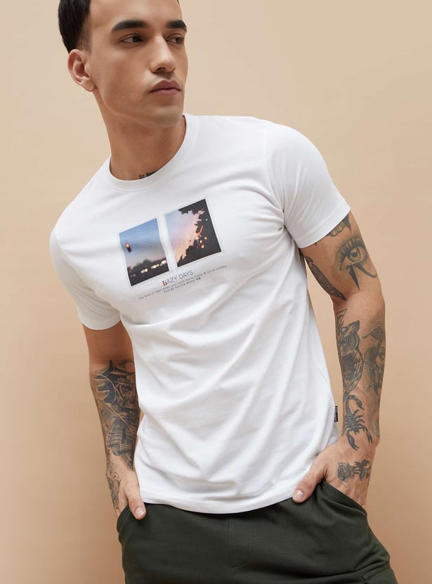 FAME FOREVER Graphic Print T-shirt