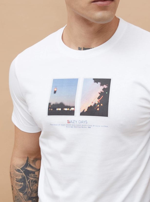 FAME FOREVER Graphic Print T-shirt