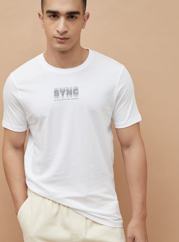 BOSSINI Printed T-shirt