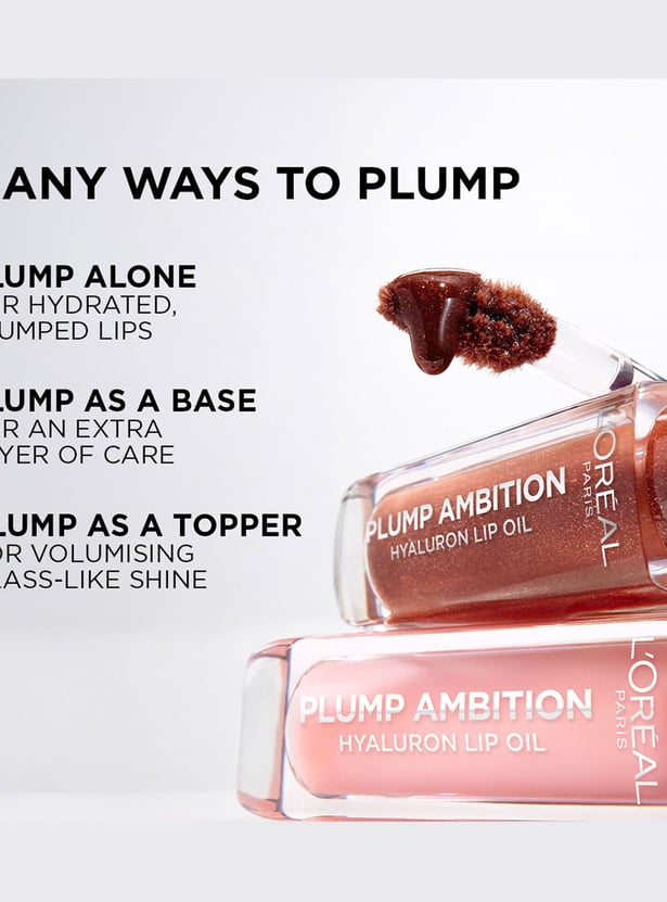 L'OREAL PARIS Plump Ambition Hyaluron Lip Oil - 380 Rouge In Love - 5ml