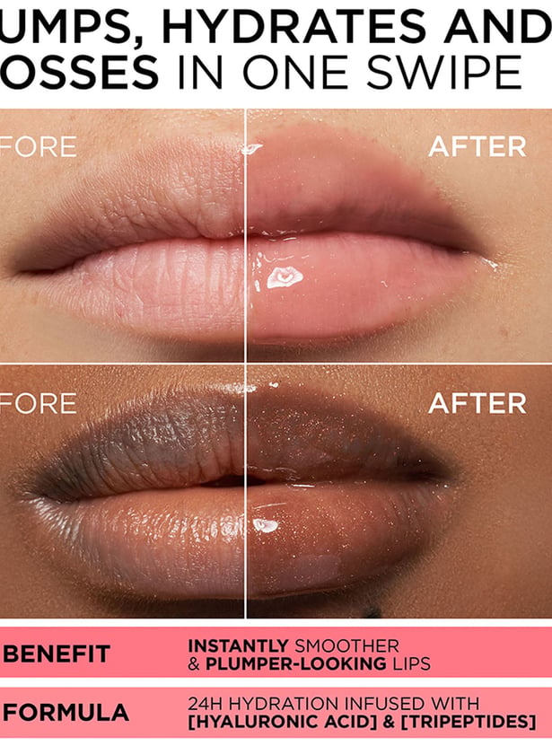 L'OREAL PARIS Plump Ambition Hyaluron Lip Oil - 380 Rouge In Love - 5ml