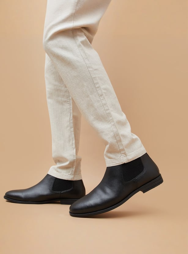 CODE Textured Chelsea Boots