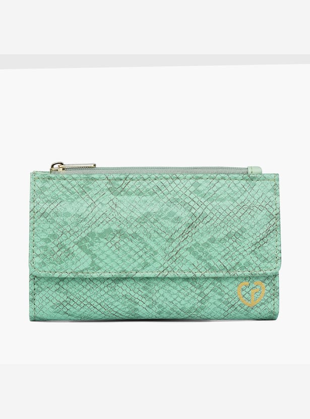 CAPRESE Textured Tri-Fold Wallet