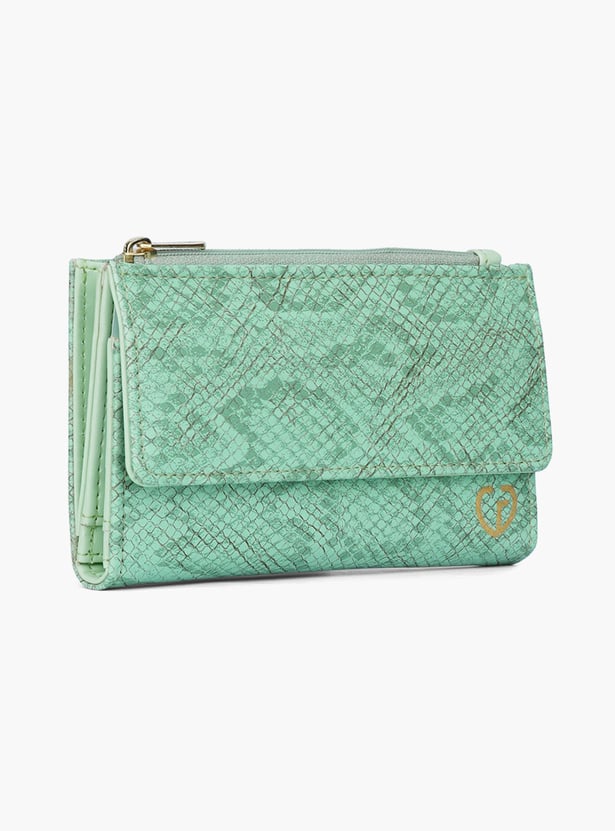 CAPRESE Textured Tri-Fold Wallet