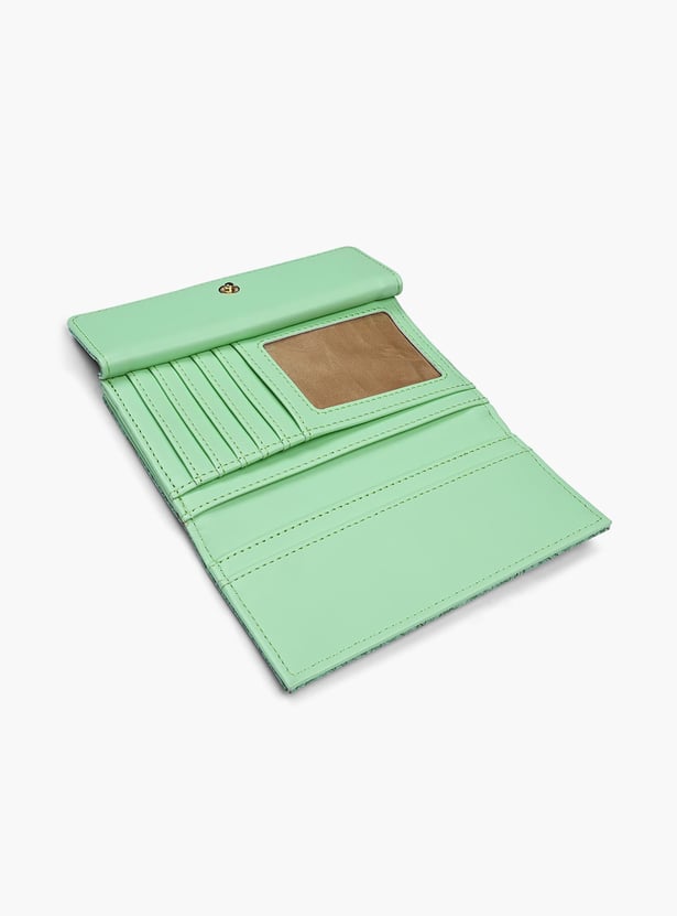 CAPRESE Textured Tri-Fold Wallet
