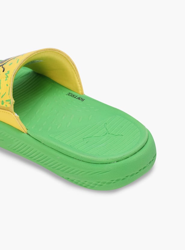 PUMA Boys Printed Sliders