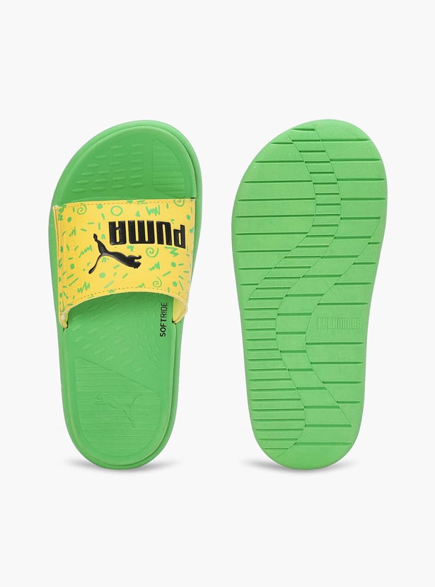 PUMA Boys Printed Sliders