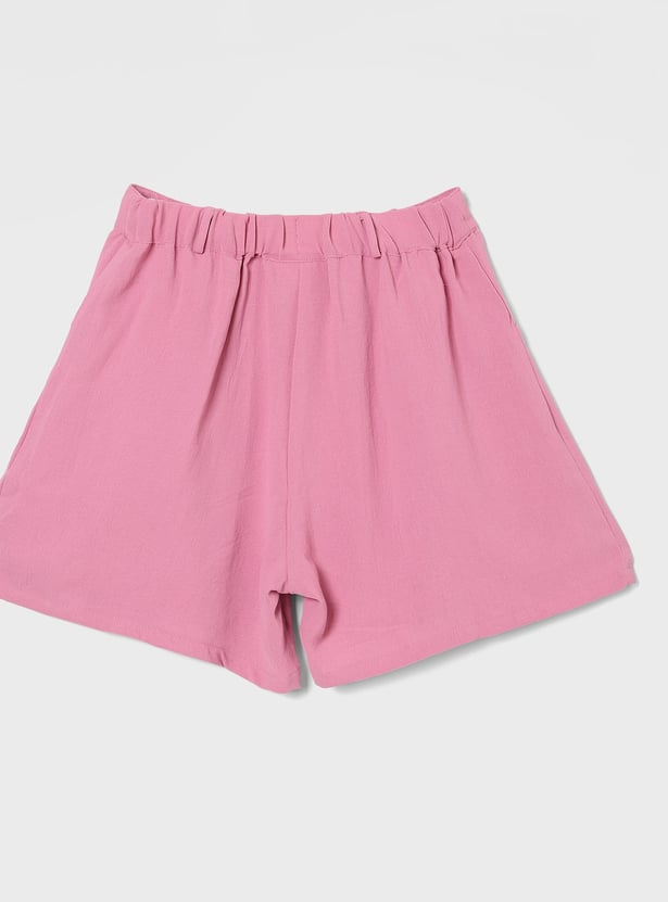PEPPERMINT Girls Pleated Shorts