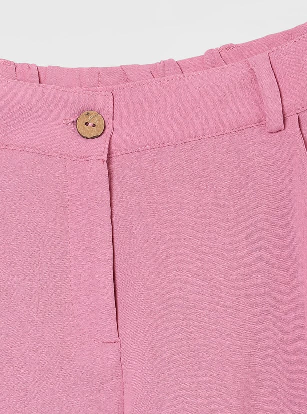 PEPPERMINT Girls Pleated Shorts