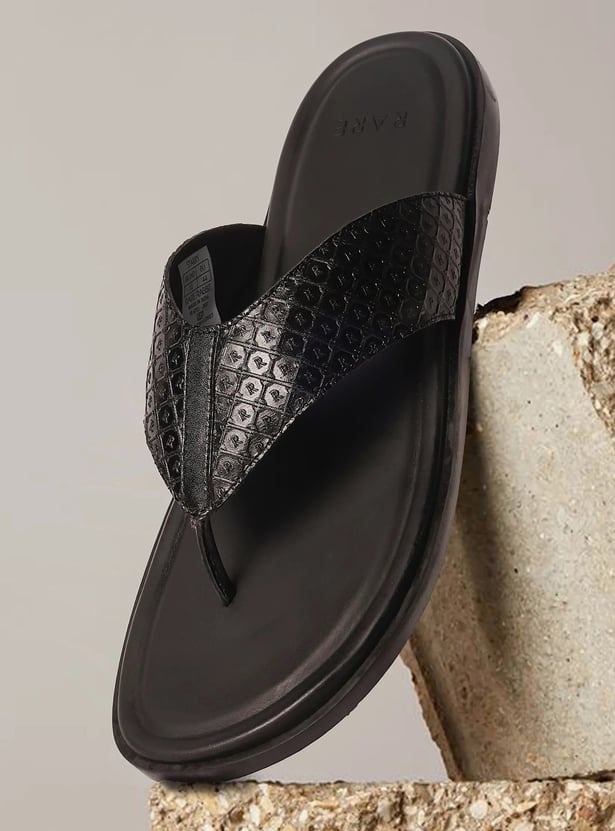 Buy RARE RABBIT Starry Embossed Flip-Flops from Rare Rabbit at just INR ...