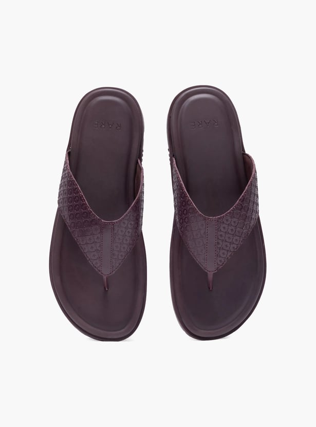 RARE RABBIT Starry Embossed Flip-Flops
