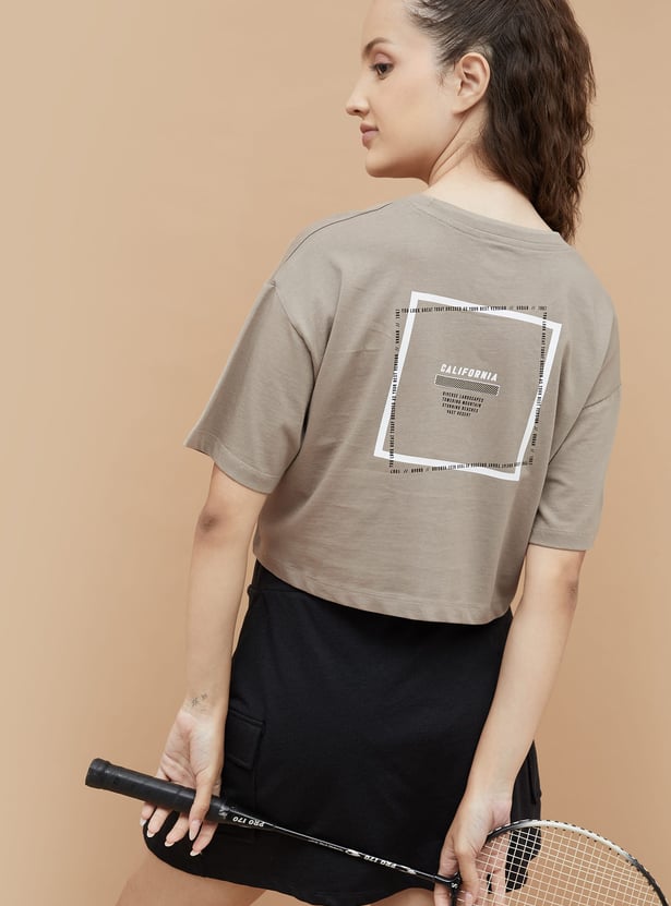 KAPPA Printed Crop T-shirt