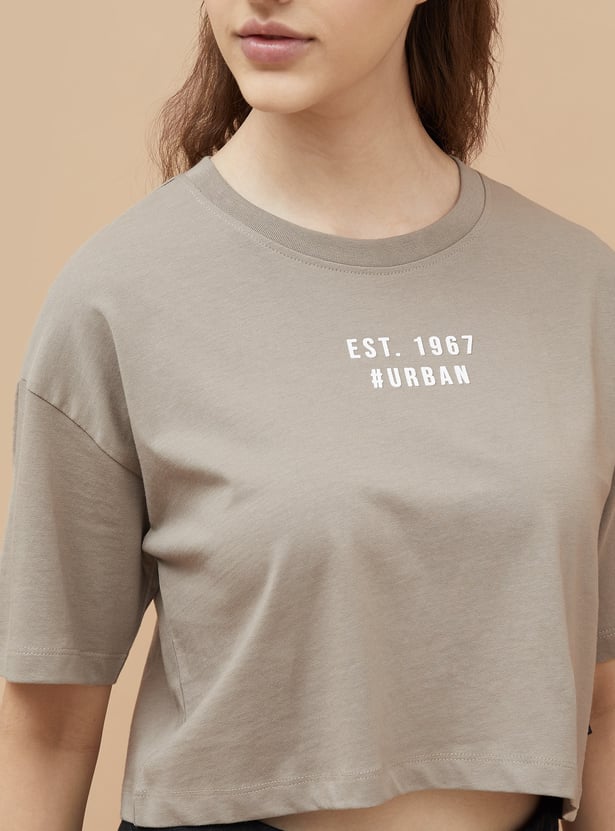 KAPPA Printed Crop T-shirt