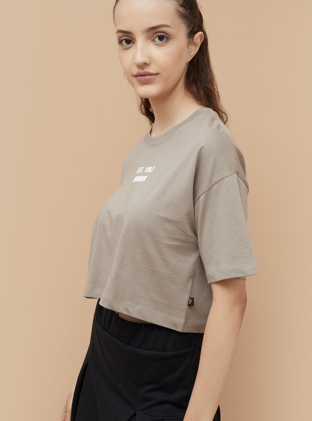 KAPPA Printed Crop T-shirt