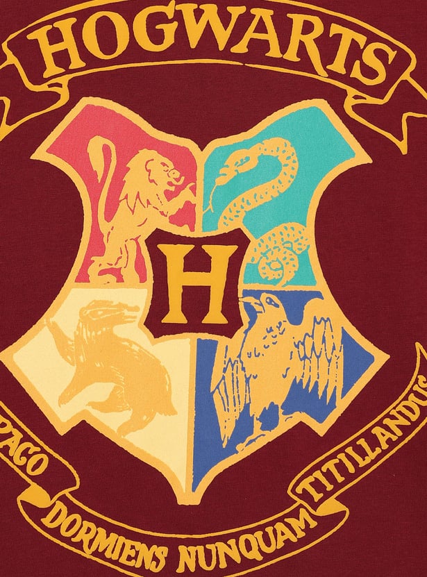 FAME FOREVER Boys Harry Potter Print Hooded T-shirt