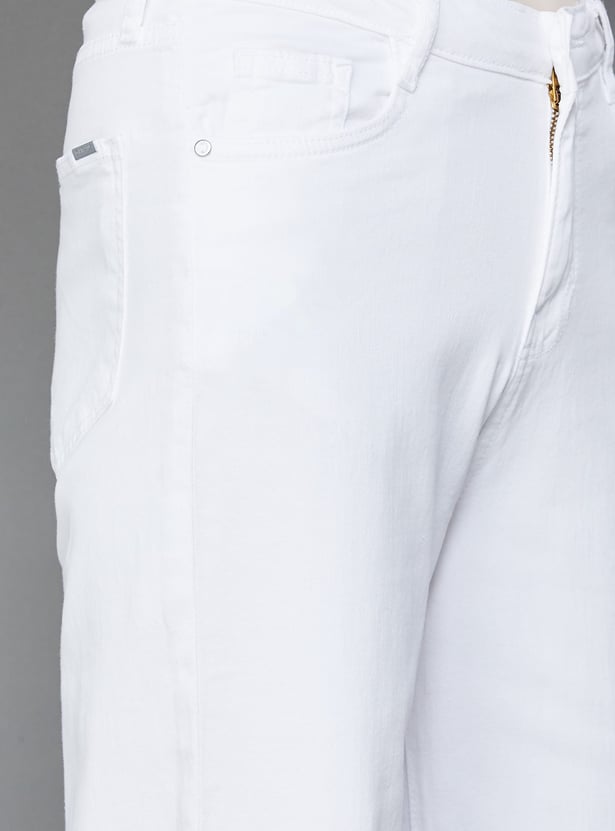 KRAUS Solid Straight Fit Jeans