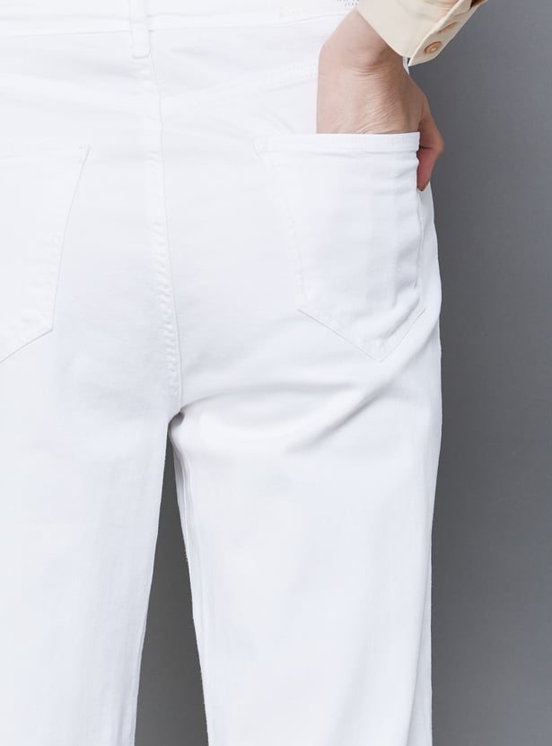 KRAUS Solid Straight Fit Jeans