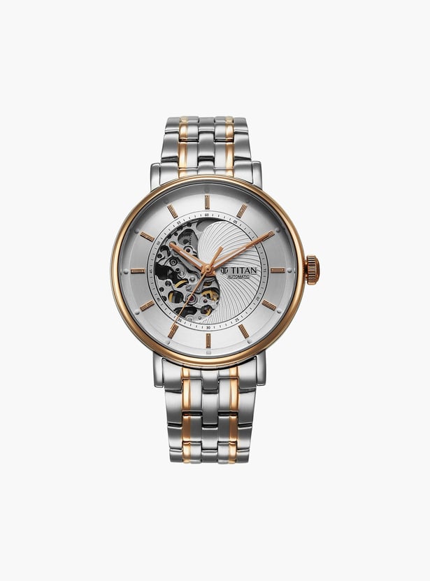 TITAN Ying Yang Skeleton Automatic Watch - 90222KM01
