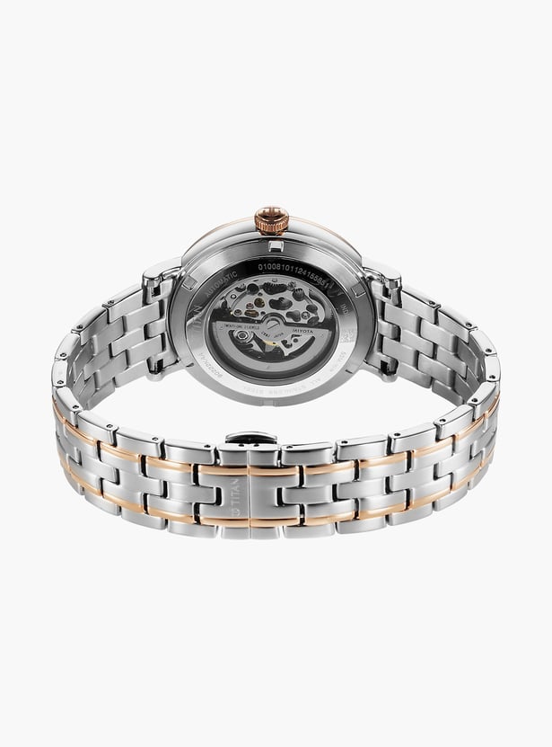TITAN Ying Yang Skeleton Automatic Watch - 90222KM01
