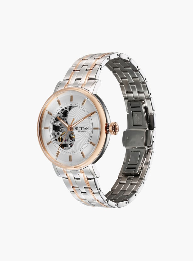 TITAN Ying Yang Skeleton Automatic Watch - 90222KM01