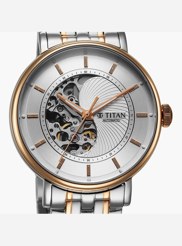 TITAN Ying Yang Skeleton Automatic Watch - 90222KM01