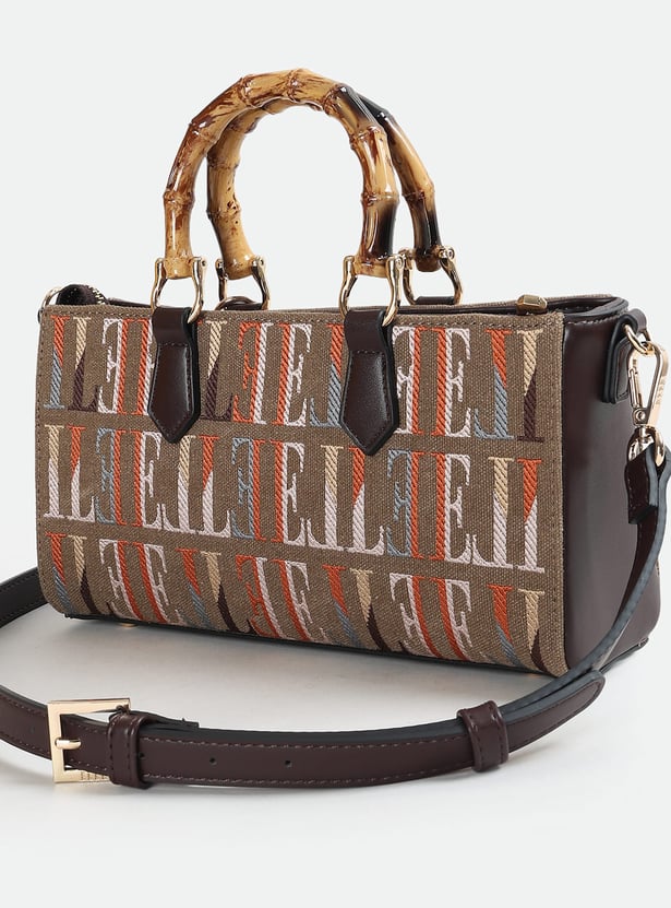 ELLE Patterned Handheld Bag