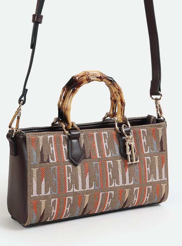 ELLE Patterned Handheld Bag