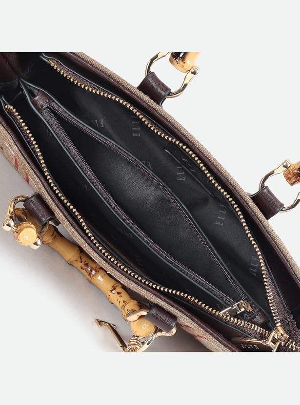 ELLE Patterned Handheld Bag