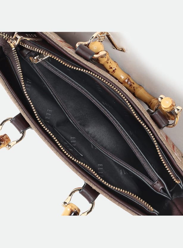 ELLE Patterned Handheld Bag