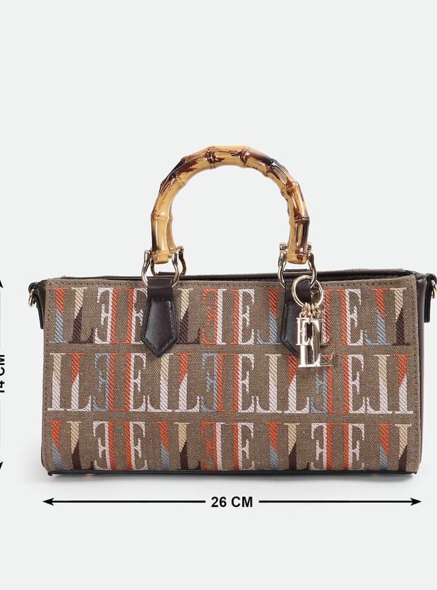 ELLE Patterned Handheld Bag
