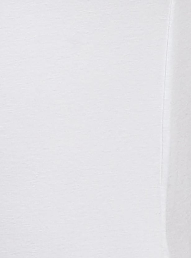 MELANGE Solid Straight Pants