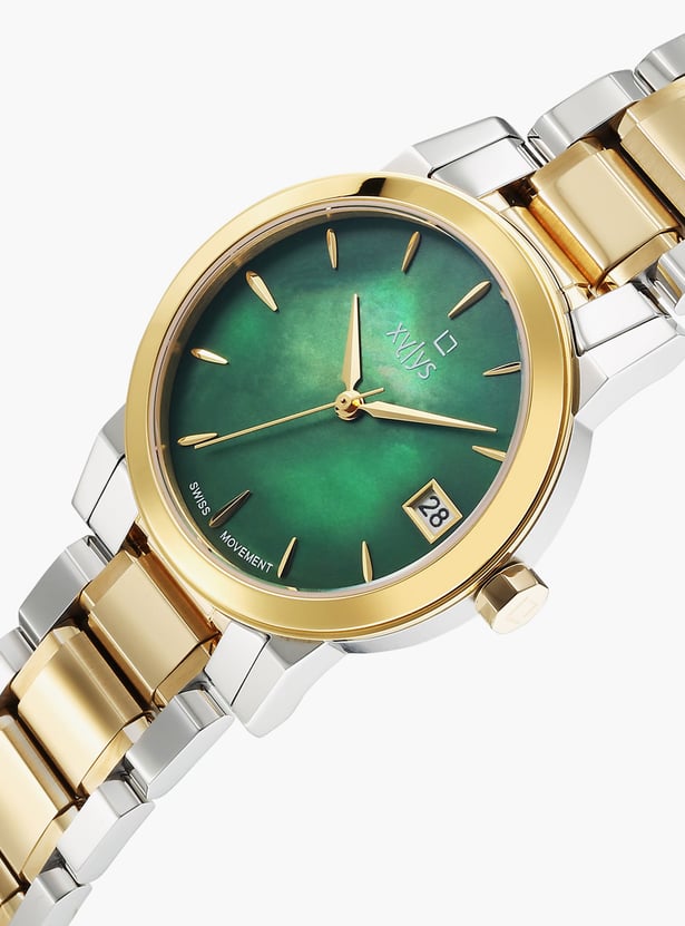 XYLYS Ethereum Mother Of Pearl Analog Watch - NT45021BM01E