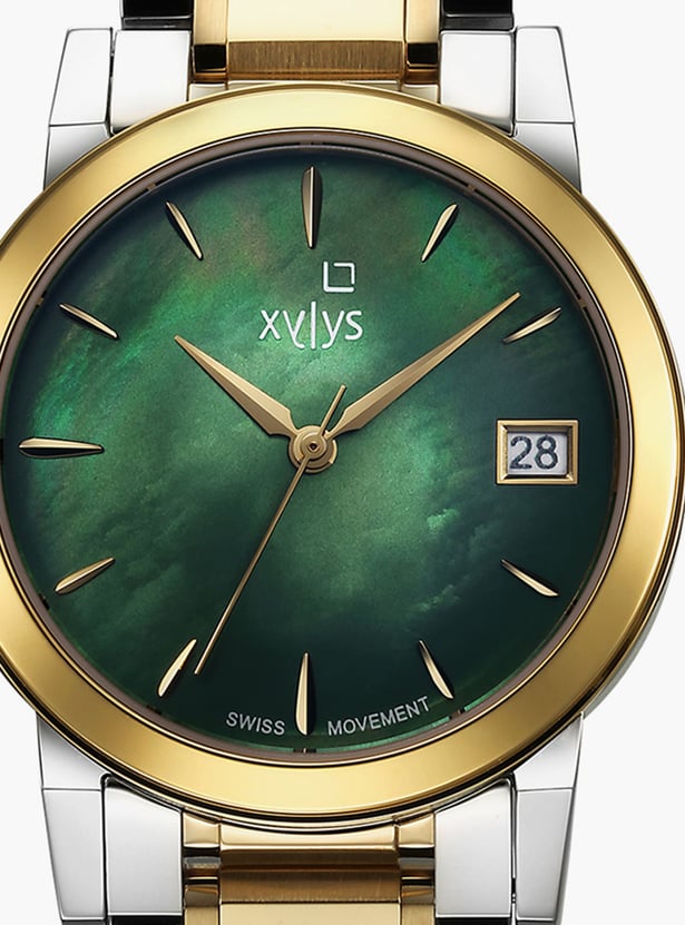 XYLYS Ethereum Mother Of Pearl Analog Watch - NT45021BM01E