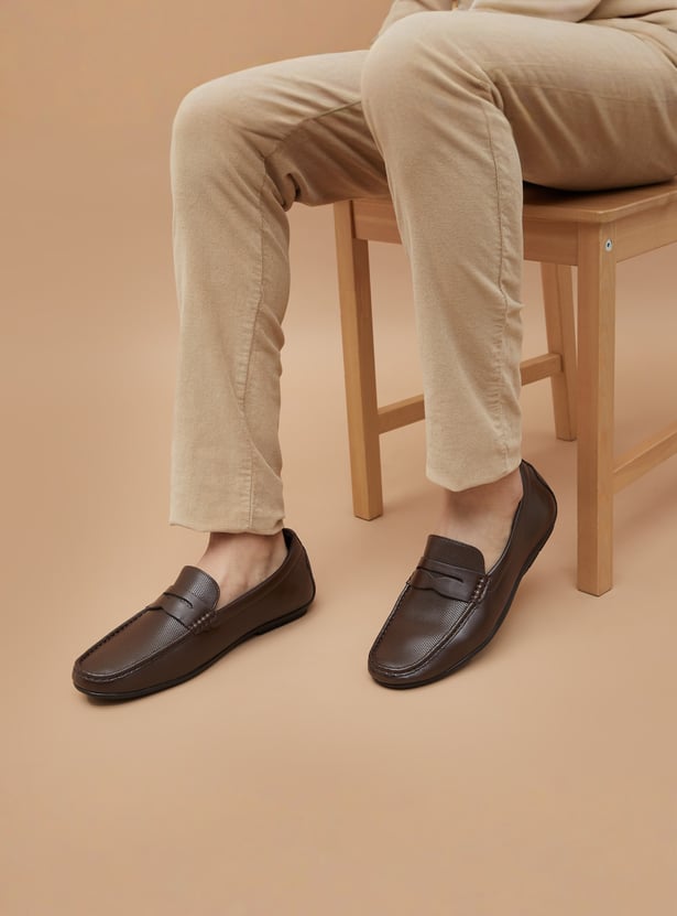 CODE Perforated Loafers