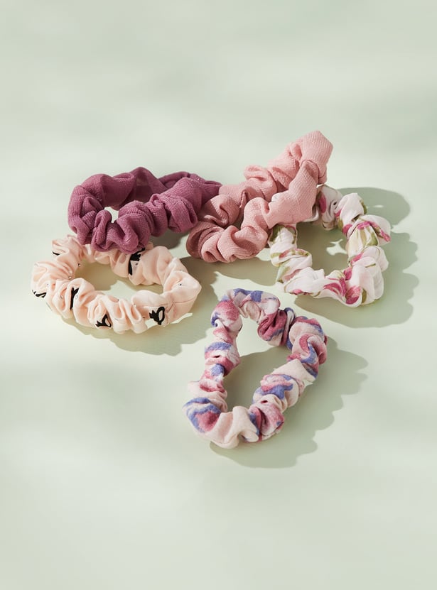 FAME FOREVER Assorted Scrunchies - Pack of 5