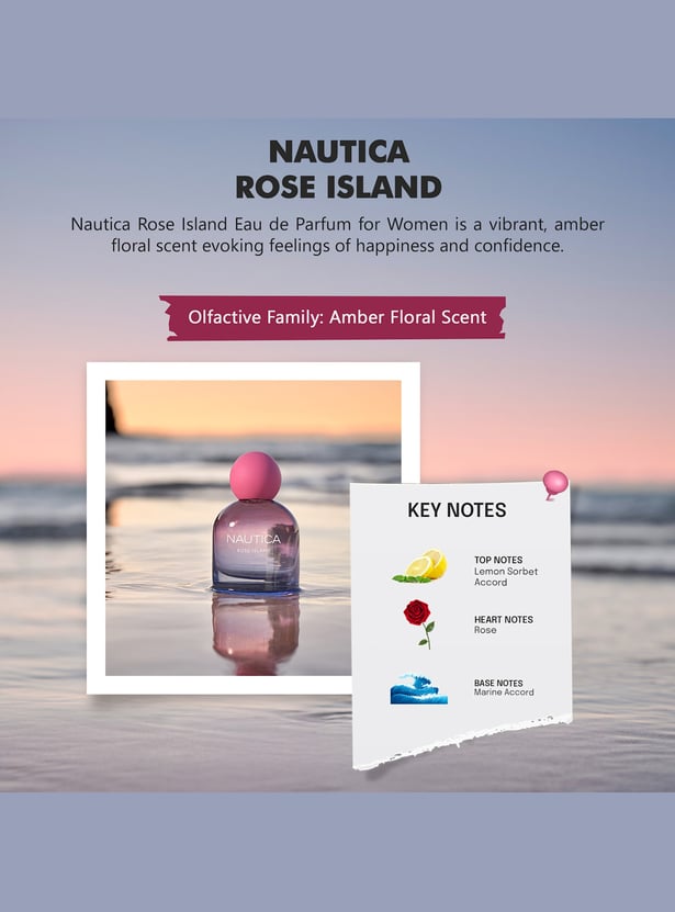 NAUTICA Rose Island Eau De Parfum - 50ml