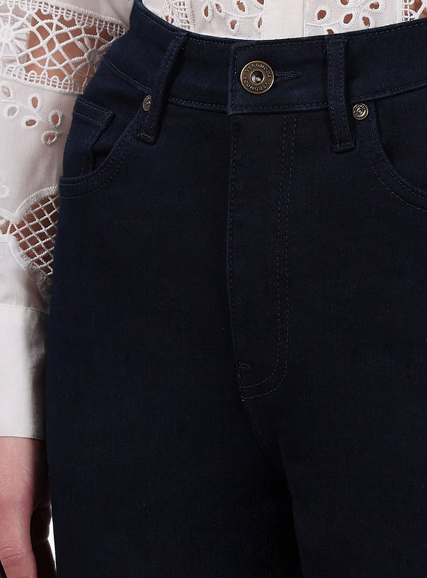 VERO MODA Solid Flared Jeans