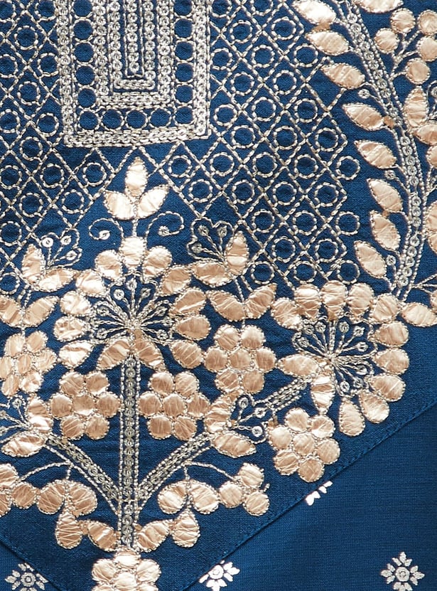 MELANGE Embroidered Yoke Straight Kurta