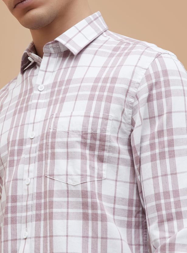 CODE Checked Regular Fit Shirt