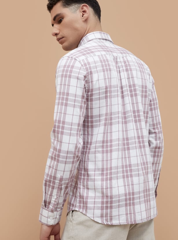 CODE Checked Regular Fit Shirt