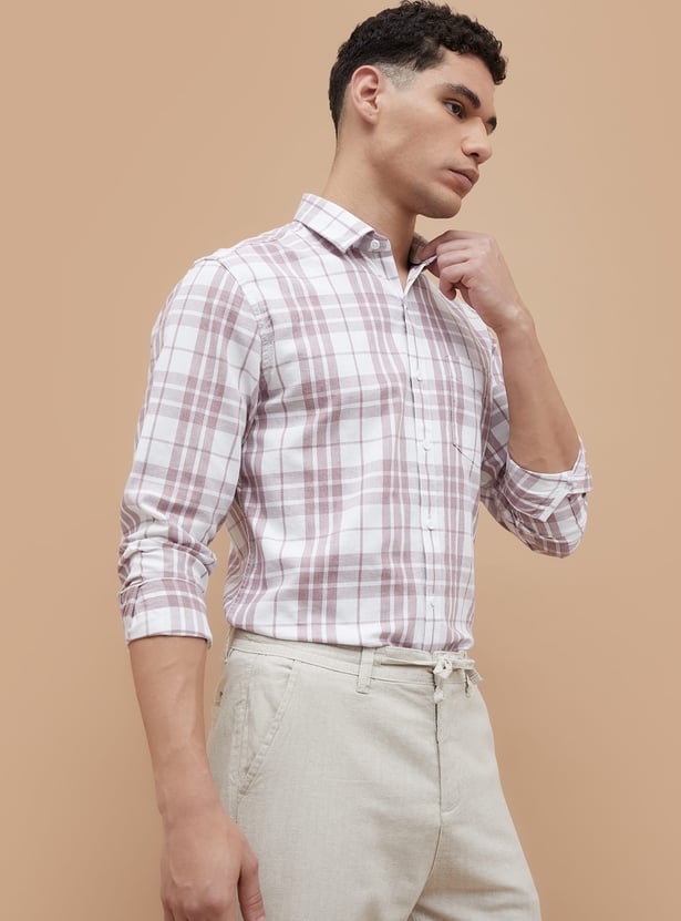 CODE Checked Regular Fit Shirt
