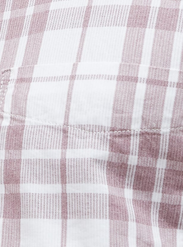 CODE Checked Regular Fit Shirt