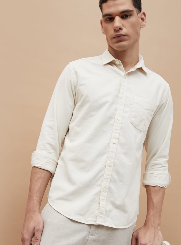 CODE Corduroy Regular Fit Shirt