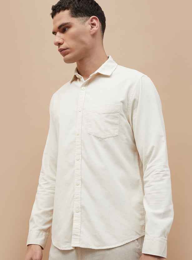 CODE Corduroy Regular Fit Shirt