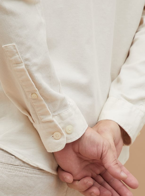CODE Corduroy Regular Fit Shirt